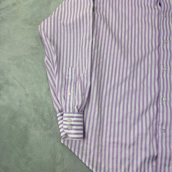Robert Graham Stripped Long Sleeve Dress Shirt Men’s Size XL - Picture 9 of 11